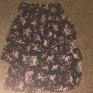 cute floral skirt